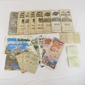 Vintage Union Pacific Timetables & other RR items