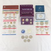 US Proof & Mint sets, some silver