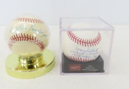 Tony Kubek Autographed Baseball