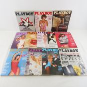 12 Playboy Magazines, 1979 Raquel Welch & more