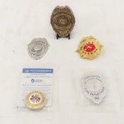 5 MN/IN Police & Fire Dept Badges, Eagan & more