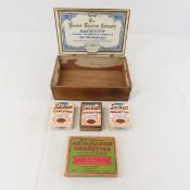 3 full Sackett Denicotined Cigarette Packs & more