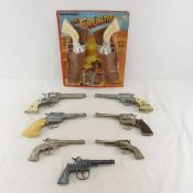 9 Cowboy Cap Guns, Daisy, Cowpoke, PET & more