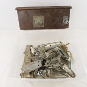 Vintage Door Hinges & Vending Machine Part