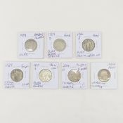 1909, 1909 D, 1926 S, 1927, 1960 D Silver Quarters