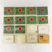 16 vintage cigarette tins, Lucky Strike,