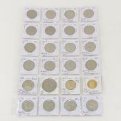 20 Kennedy 50c, 1986 S Proof Liberty 50c, Ike $1