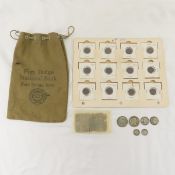 12 Indian Head Cents, $1.20 face silver, 1966 1/2