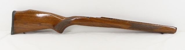 High Gloss Checkered Wood Stock with Recoil Pad