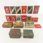 Vintage cigar, cigarette & pipe tobacco tins