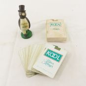 Vintage KOOL Cigarettes, cards, Penguin Lighter