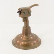 Cigar/cigarette lighter, heavy brass, unmarked