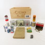 Mixed Ammunition and gun cleaning items