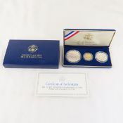 1993 D US Mint Bill of Rights Gold & Silver set