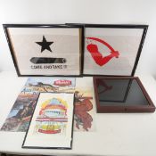 Shadow Box, Metal Signs, & Other Framed Pieces