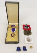 US Military medals & patches with Purple Heart