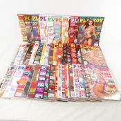 46 Playboy Magazines in Box, 2007 2008 2009 2010
