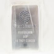 10ozt Centrium X .999 Fine Silver Bar, sealed