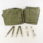 US military canvas tent