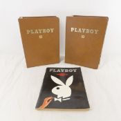12 Playboy Magazines, 1974 In Hardcover Binders