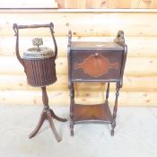 Antique Smoking Stand & Standup ashtray