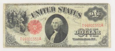 1917 $1 US Large Note Legal Tender