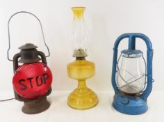 Risdon Hurricane Lamp and Dietz & Embury Lanterns