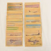 1940 Tydol Flying A Gasoline Aeroplane cards 1-40