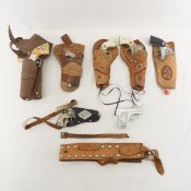7 Vintage Cap Guns & Holsters, Star & more