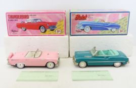 Vintage 1950 Buick, 1956 Thunderbird Die Cast Cars