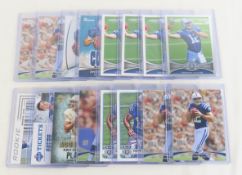 16 Andrew Luck Football Cards, many Rookies