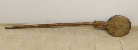 Primitive Long Handled Bread Oven Board
