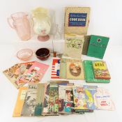 Vintage 1st Aid & Cook Books, Hull Art Vase & More