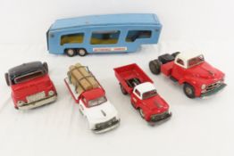 Vintage Made in Japan Pressed Steel Trucks