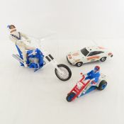 Evil Knievel Figure & Stunt Cycle Chopper and More