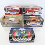 5 Ertl American Muscle Die Cast Cars NIB