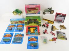 Vintage & New Die Cast Tractors, John Deere & more