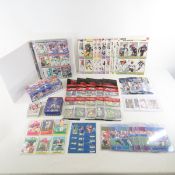 Football Card sets, packs, binder of Star Cards