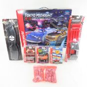 Tokyo Midnight Slot Car Set w/ Extra Cars NIP