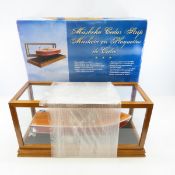 Muskoka Cedar Strip Boat in Display Case