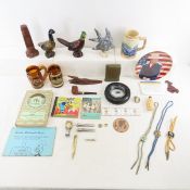 Travel Souvenirs, John Wayne Plate, Avon Bottles