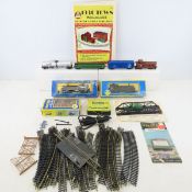 HO Scale AHM Train Cars, Track & Accessories