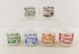6 Vintage Tex Ritter Hazel Atlas Mugs