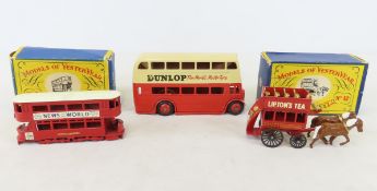 Matchbox No.3 & No.12 Models Of Yesteryear W/Boxes