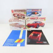 4 Sealed Car Models, Charger, Corvette & more