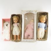 4 Vintage Dolls, Gotz, Bradley's & more