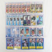 14 Hank Aaron 80s Baseball Cards & other 80s Cards