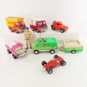 Vintage Big Duke Figure, Tonka & Buddy L Vehicles