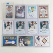 11 Bat, Jersey & Signature Baseball Cards