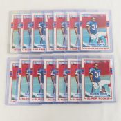 14 Thurman Thomas 1989 Topps Super Rookie Cards